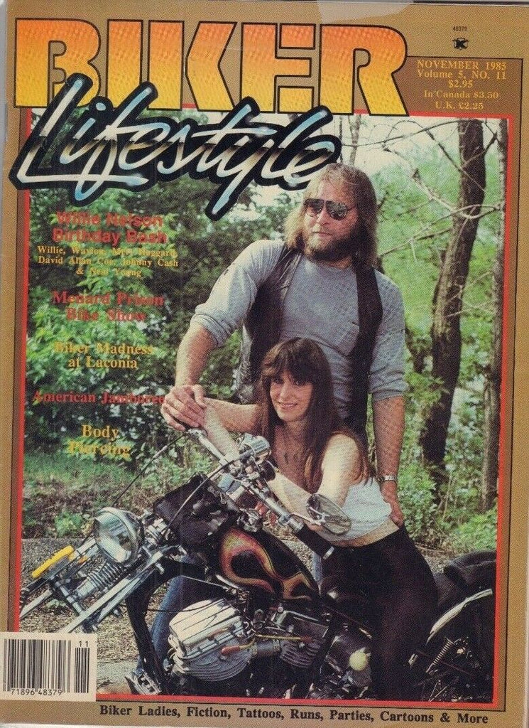 Biker Lifestyle Adult Magazine Willie Nelson Birthday November 1985 051618REP