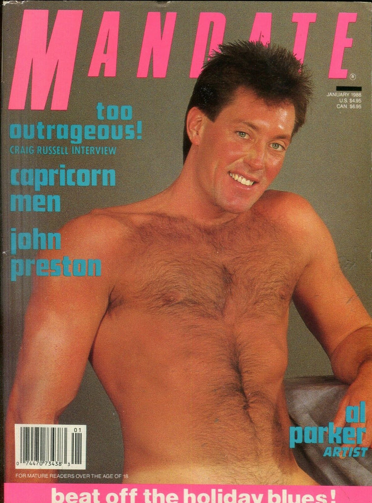 Mandate Gay Magazine John Preston January 1988 112718lm-ep