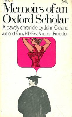 Memoirs Of An Oxford Scholar Novel by John Cleland 1968 030318lm-ep