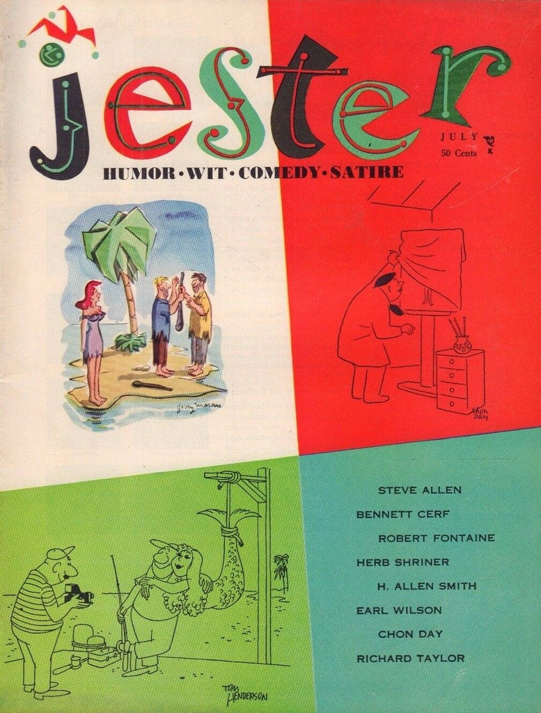 Jester July 1957 Premier Issue Steve Allen, Bennett Cerf, Earl Wilson 021017DBEP - Used