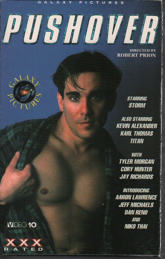 Pushover Aaron Lawrence Jeff Michaels Storm Gay Male Adult VHS 082219AMP3