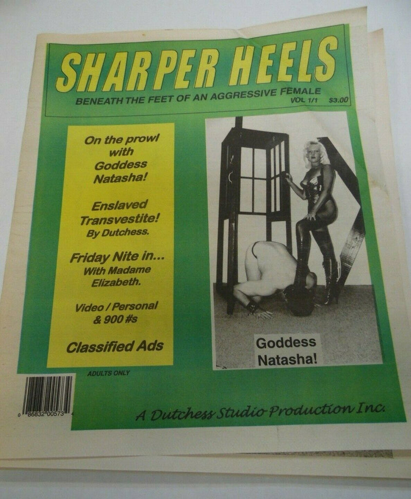 Sharper Heels Fetish Newspaper Goddess Natasha vol.1 #1 1997 122419lm-ep