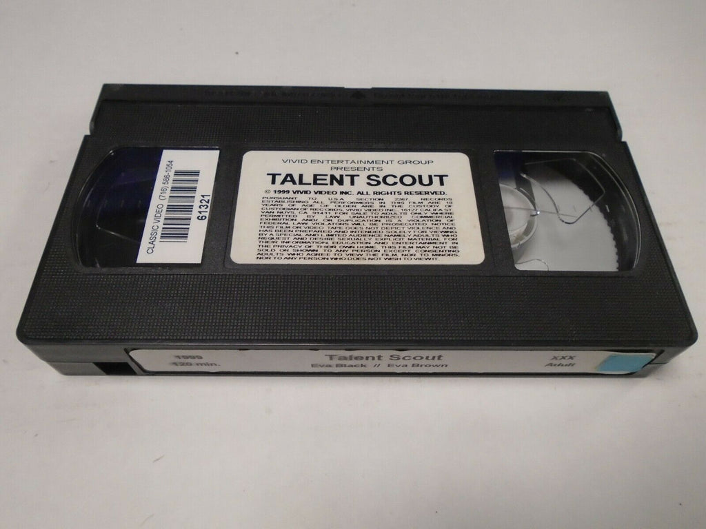 Talent Scout Eva Black Eva Brown 1999 120mins Adult VHS 040419AMP2