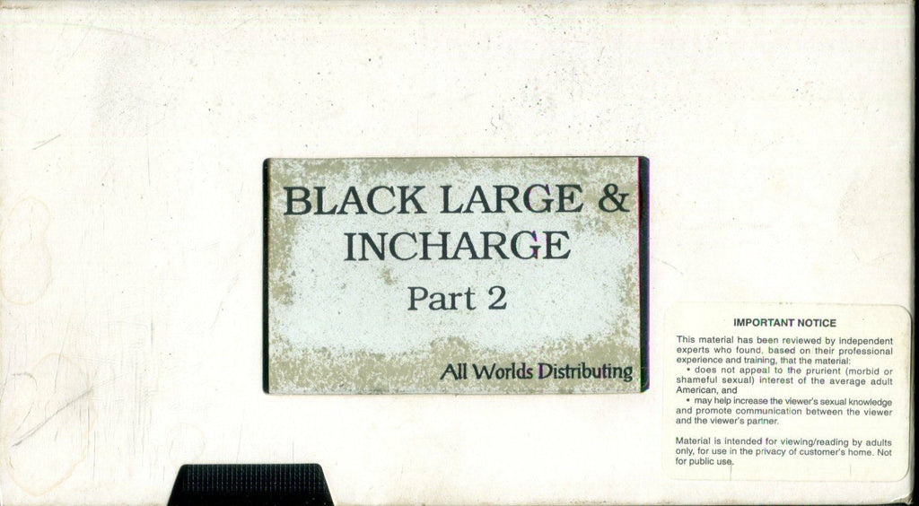 Black Large & Incharge VHS Part 2 XXX 122118lm-ep5