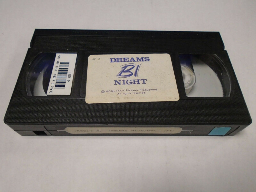 Dreams Bi Night 1989 Sharon Kane Tim Lowe Adult VHS 031219AMP3