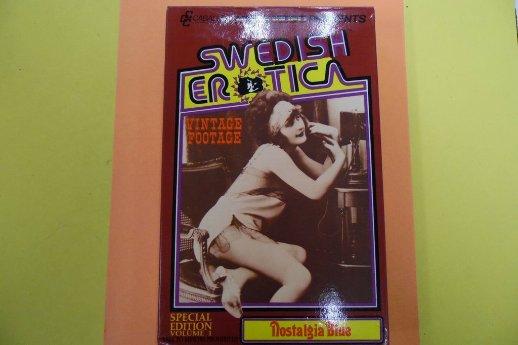 Swedish Erotica VHS Nostalgia Blue vol.1 Vintage Footage XXX CLEARANCE 111816lm-ep2