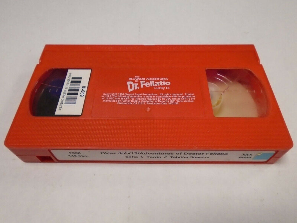 The Blowjob Adventures of Dr Fellatio 13 1998 Tabitha Adult VHS 031819AMP2