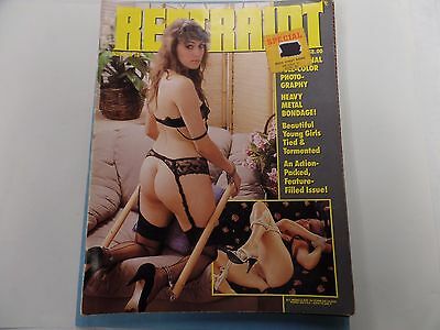 Restraint Adult Bondage Magazine #13 September 1988 vg 021116lm-ep