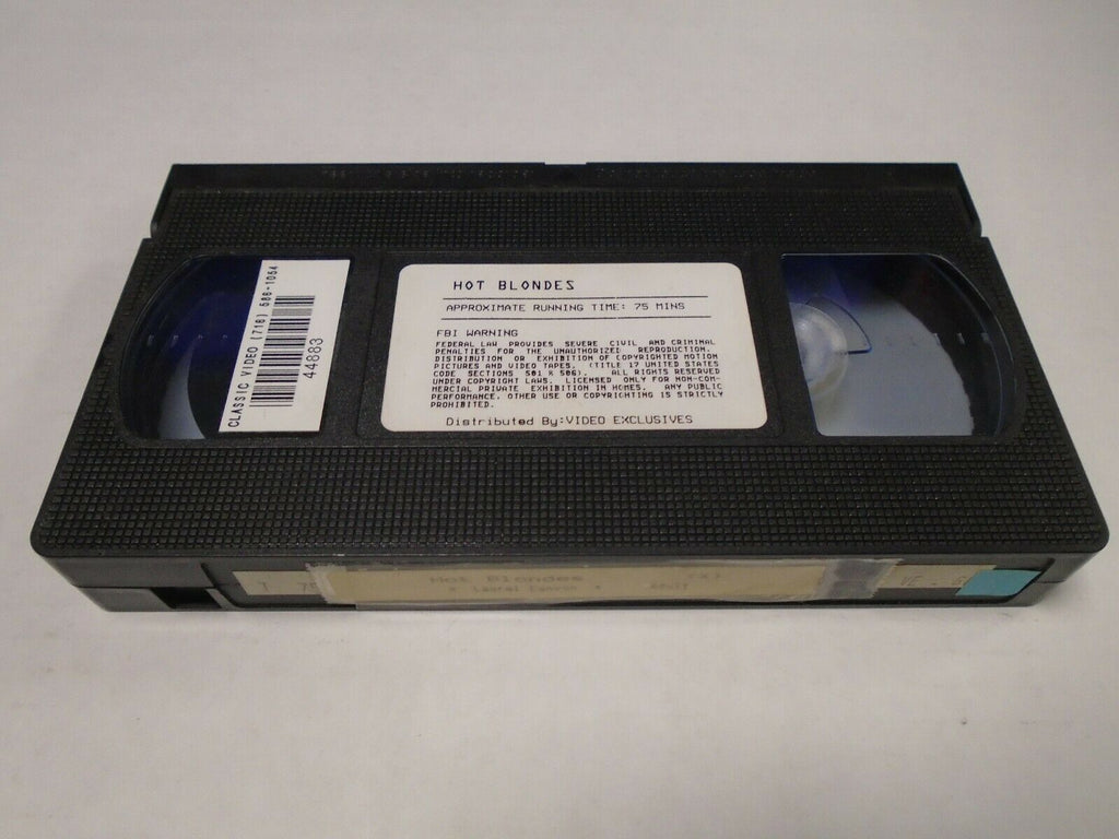 Hot Blondes Laurel Canyon 75mins Video Exclusives Adult VHS 050119AMP2