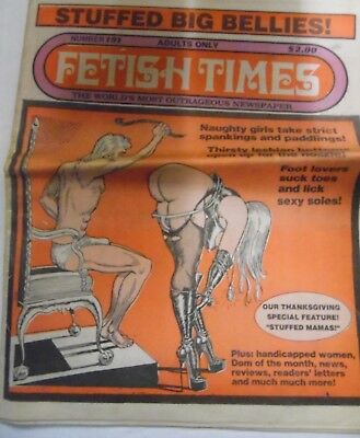 Fetish Times Newspaper Naughty Girls Spanking #191 1989 052118lm-ep2