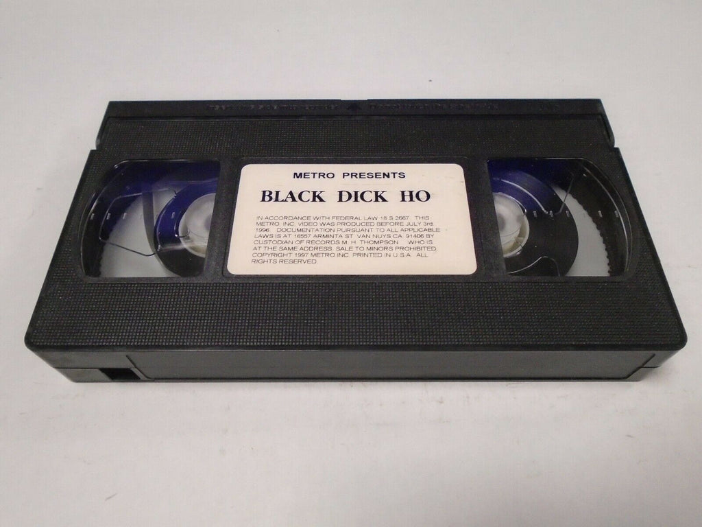 Black Dick Ho Metro 1996 Adult VHS 032919AMP3