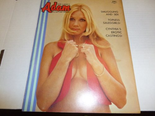 Adam Busty Adult Vintage Magazine "Topless Sales Girls, Cynthia's Erotic Castings! " Vol.13 #10 October 1969 Cheesecake