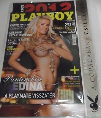 Playboy Hungarian Magazine Edina w/Calendar 2012 new 060218lm-ep