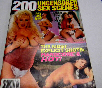 200 Uncensored Busty Adult Magazine "Racquel Darrien"October 1992 071313lm-ep - Used