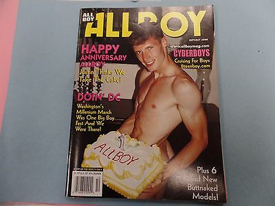 Allman Gay Adult Magazine Cover Guy Justin October 2000 18+ 031616lm-ep - New