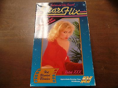 Star Flix Ambassador Video Hot Blooded Blondes Adult VHS CLEARANCE 081415amp5