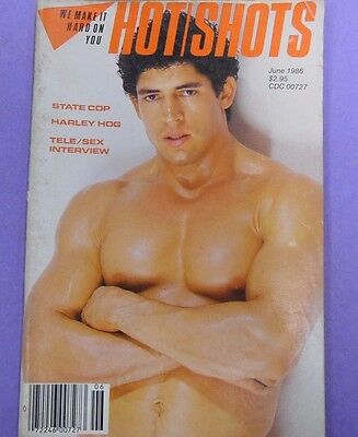 Hot Shots Gay Digest State Cop/Harley Hog June 1986 021613lm-epa
