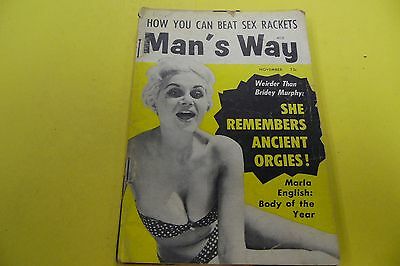 Man's Way Vintage Model Digest Marla English November 1956 070716lm-ep