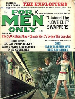 For Men Only Magazine Love Cult Swappers February 1968 062218lm-ep