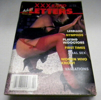XXX Rated Letters Adult Digest Lesbians, Nymphos February 1990 022714lm-ep - Used
