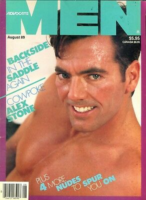 Advocate Men Gay Magazine Alex Stone August 1989 020318lm-ep