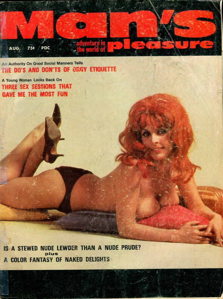 Man's Pleasure Magazine Orgy Etiquette August 1969 071619lm-ep