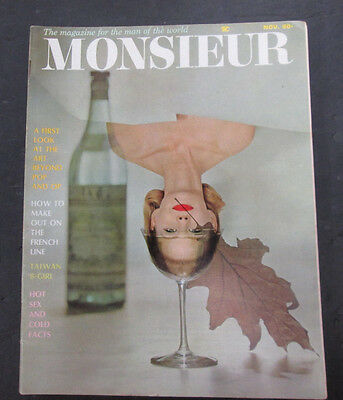 Monsieur Busty Adult Magazine Joan November 1965 vg 070215lm-ep