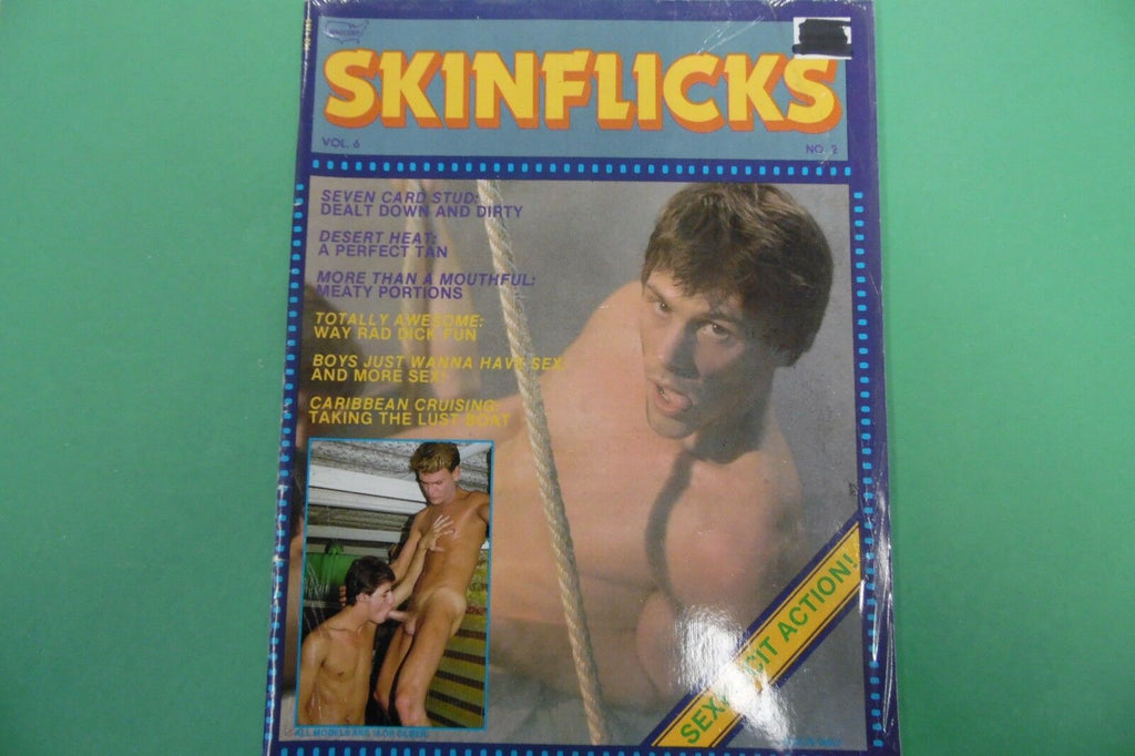 Skin Flicks Gay Magazine Caribbean Cruising vol.6 #2 1986 113016lm-ep