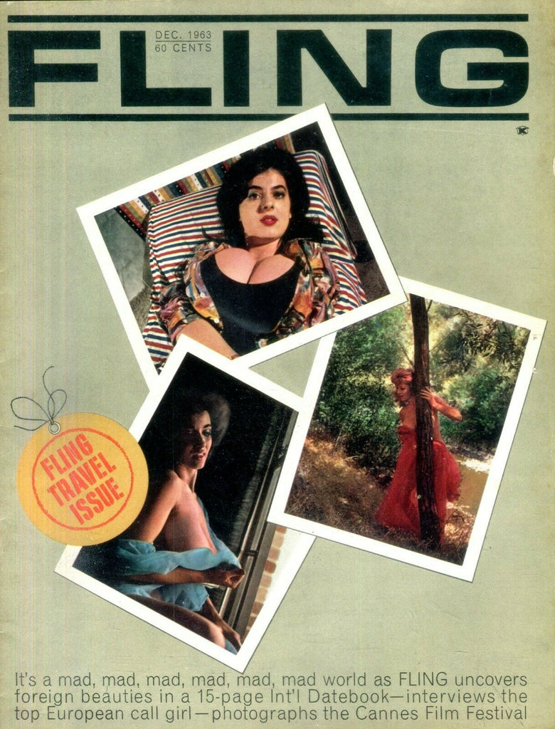 Fling Busty Magazine Complete With King Harem Insert December 1963 022319lm-ep