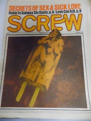 Screw Adult Newspaper Secrets Of Sex & Sick Love #363 1976 060918lm-ep2