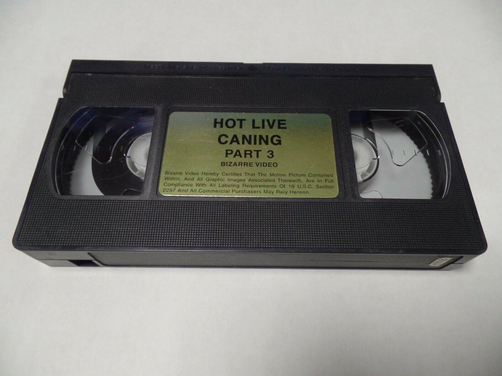 Hot Live Caning Part 3 Bizarre Video Adult VHS 052819AMP2
