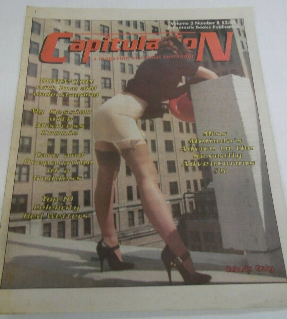 Capitulation Fetish Newspaper Care Of A Goddess vol.3 #8 1994 121619lm-ep