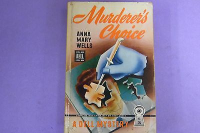 Murderer's Choice Adult Novel by Anna Mary Wells 1943 022713lm-epa