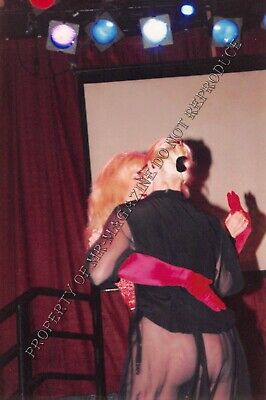 Nina Hartley Candid Original 4x6 Photo 1990s Performing at Live Show 358ig
