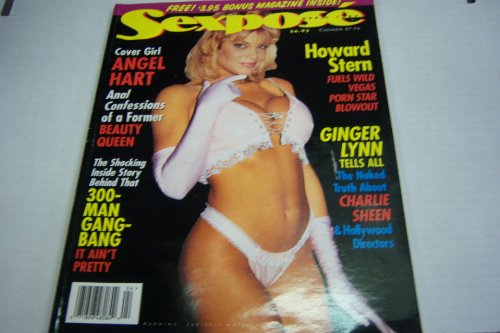 Sexpose Busty Adult Magazine "Ginger Lynn, Howard Stern, Charlie Sheen" April 1997