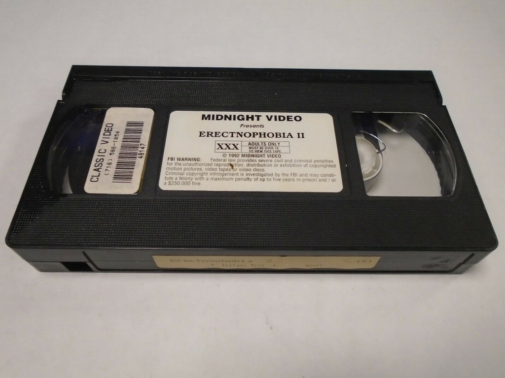 Erectonophobia 2 Midnight Video Tiffany Mynx 1992 Adult VHS 042319AMP3