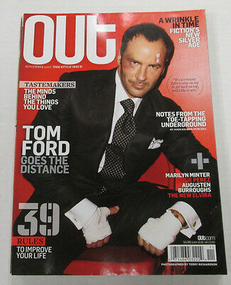 Out Gay Adult Magazine Tom Ford November 2007 ex 102014lm-ep
