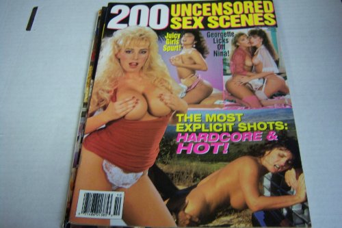 200 Uncensored Sex Scenes Busty Adult Magazine "The Most Explicit Shots: Hardcore & Hot!" October 1992