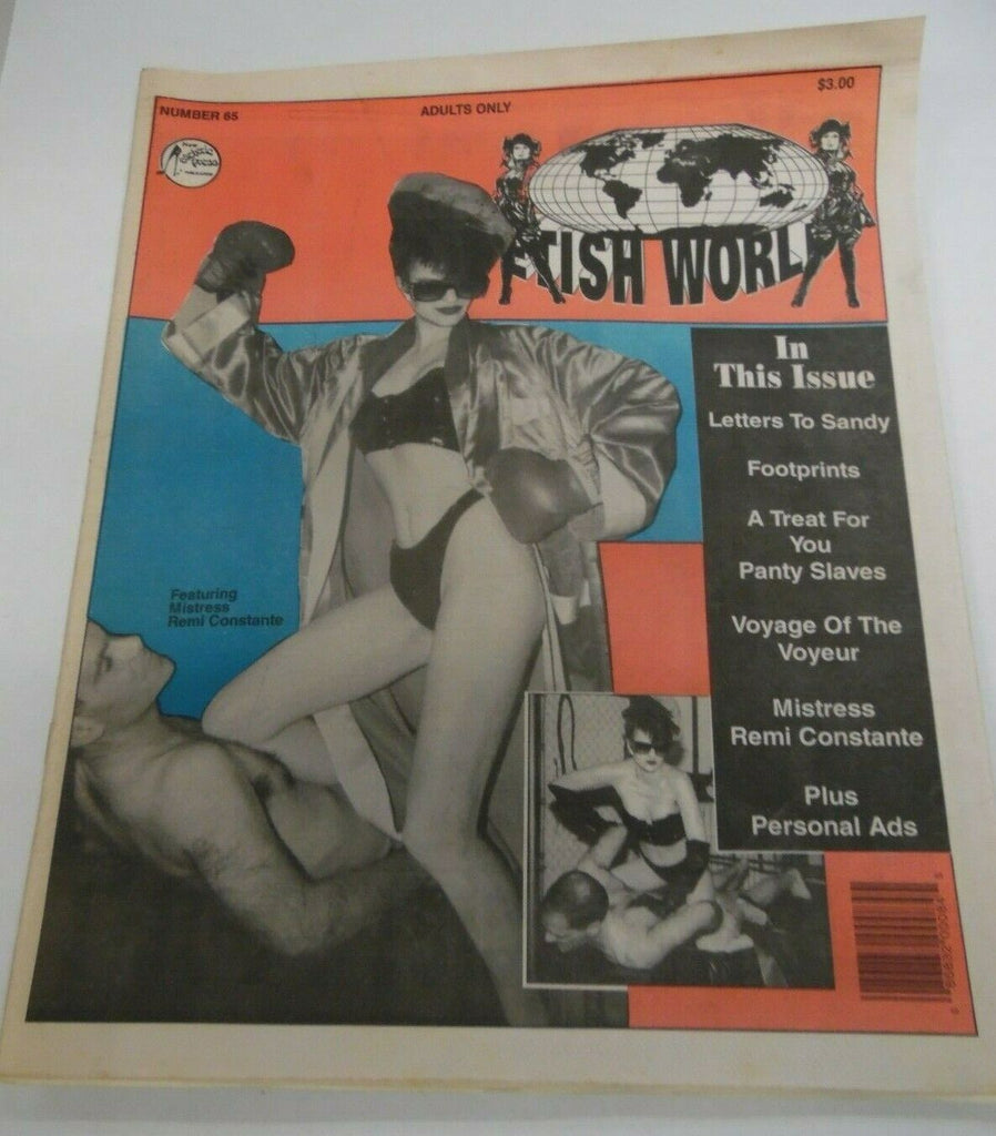 Fetish World Newspaper Mistress Remi Constante #65 1995 121719lm-ep2
