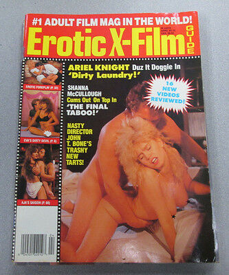 Erotic X-Film Guide Adult Magazine Aja/Ariel April 1989 vg 030415lm-ep