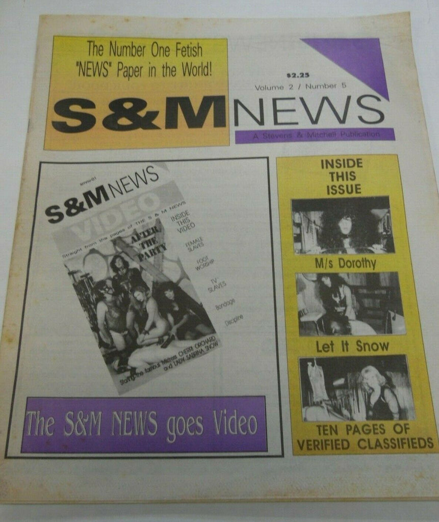 S & M News Newspaper Ms Dorothy vol.2 #5 1993 120719lm-ep
