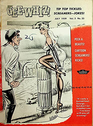 Gee-Whiz! Men's Magazine Women, Cartoons and Jokes- Rita Royce July 1959