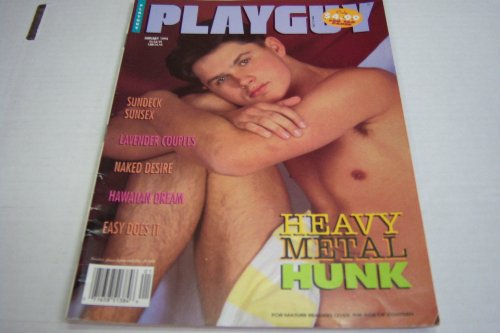 Playguy Gay Adult Magazine "Heavy Methal Hunk" January 1994