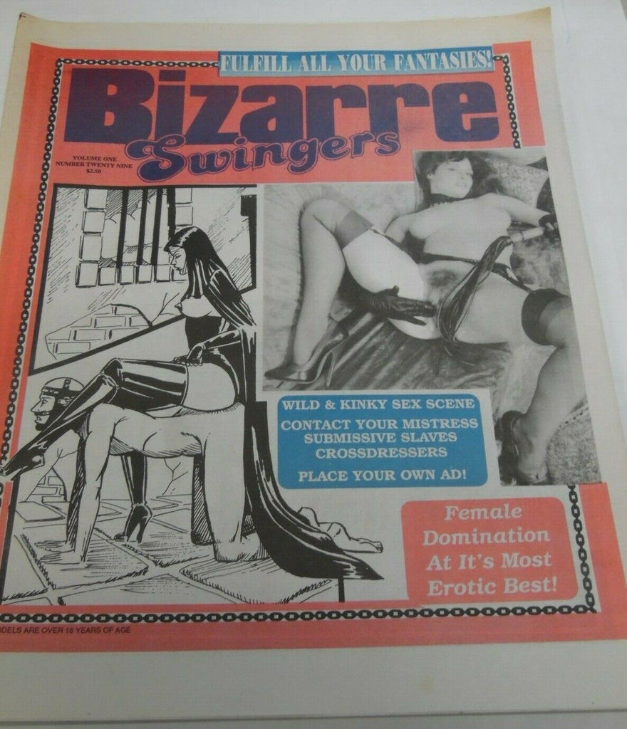 Bizarre Swingers Newspaper Wild Kinky Sex Scene vol.1 #21 1990s 120719lm-ep