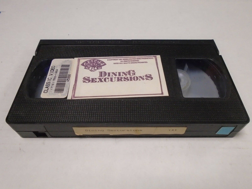 Dining Sexcursions 1991 Geisha Erotica Adult VHS 020119AMP2