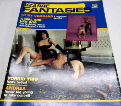 Bizarre Fantasies Adult Magazine "A My Command" 1983 vg 072513lm-ep