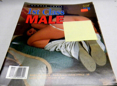 1st Class Male Gay Adult Magazine #3 1996 nm 100813lm-ep - Used