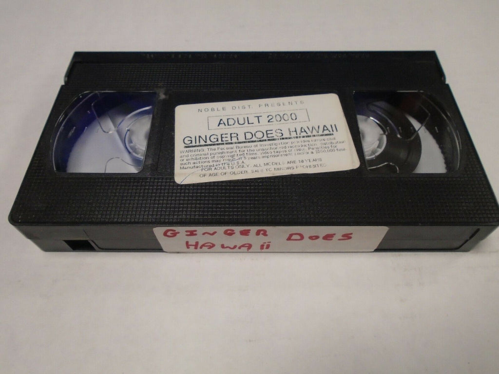 Ginger Does Hawaii Ginger Lynn Adult 2000Adult VHS 041819AMP3