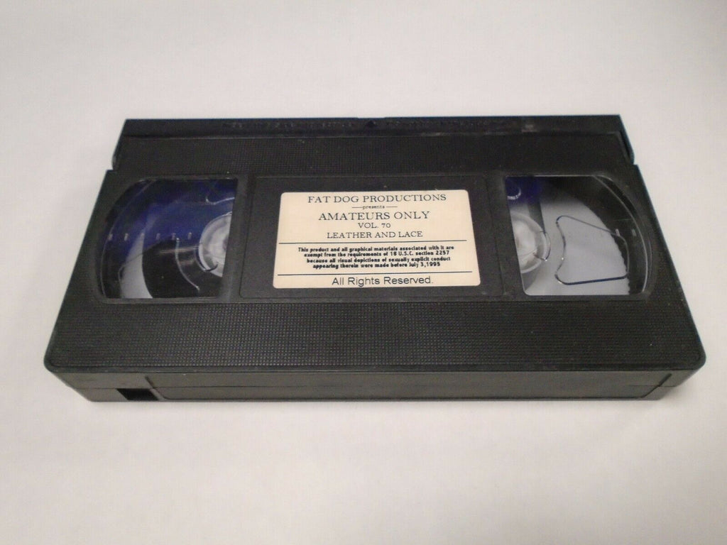 Leather and Lace Amateurs Only Vol 70 VHS 032819AMP2
