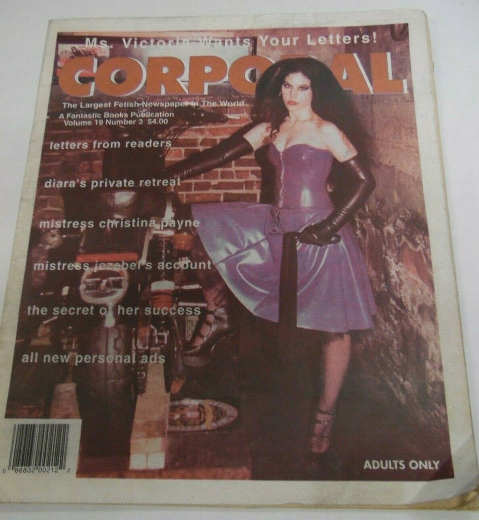 Corporal Fetish Newspaper Mistress Christina Payne vol.8 #12 1995 121219lm-ep